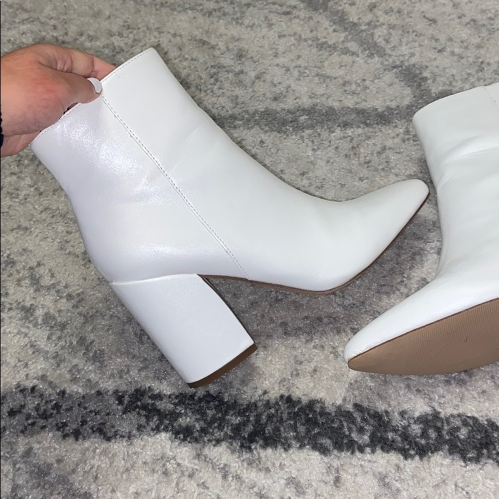 Trendy White Boots